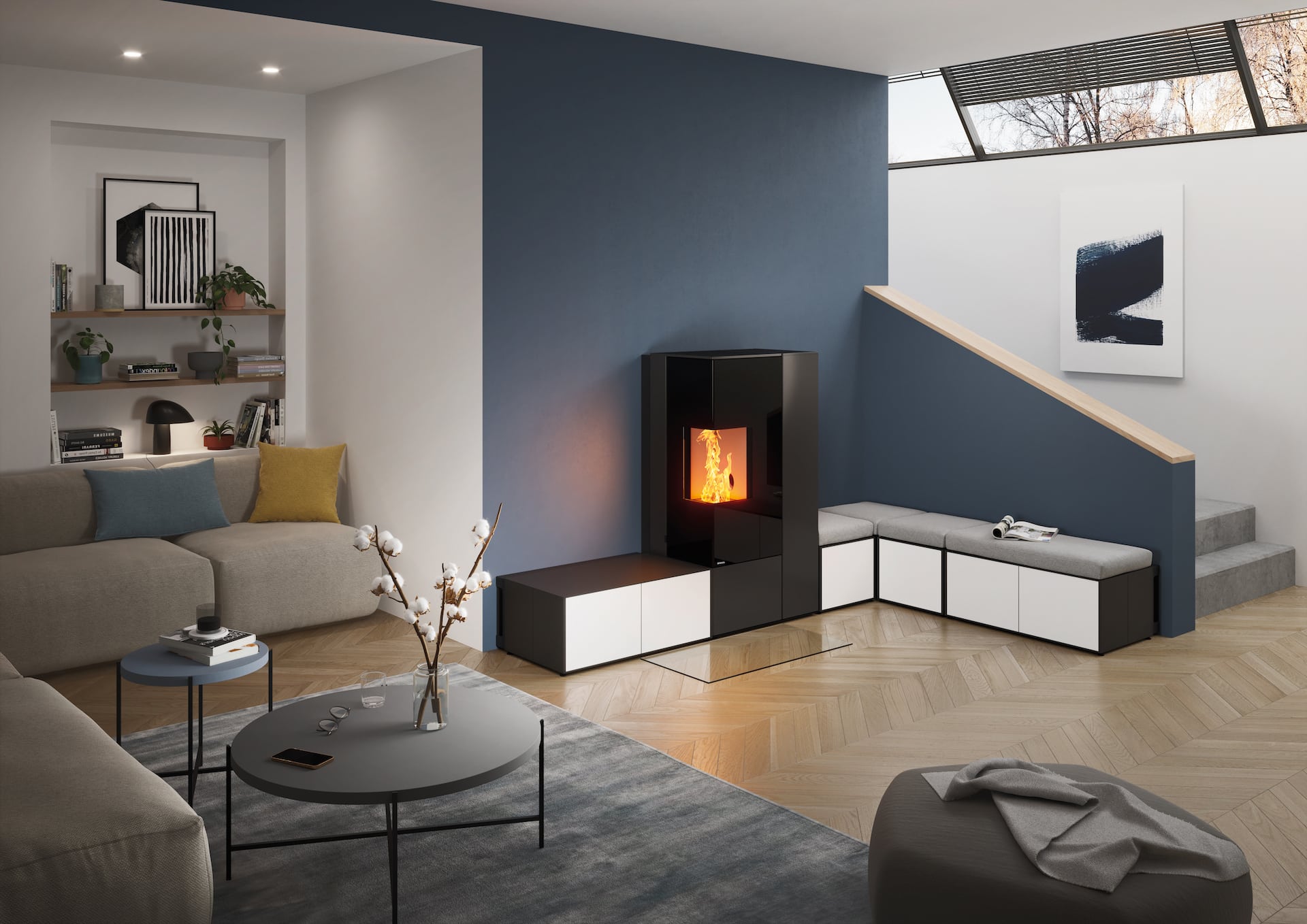 poêle à granulés RIKA connect edge